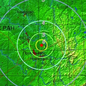 Землетрясение в Кузбассе. Контроль возможных последствий с помощью СМИС