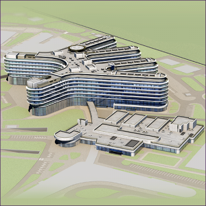 High-tech multifunctional medical complex