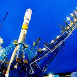 Launch complex of "Soyuz-2" space rocket at Spaceport "Vostochnyi"