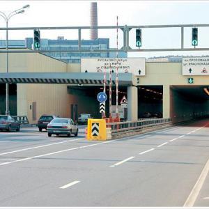 Lefortovo Tunnel in Moscow